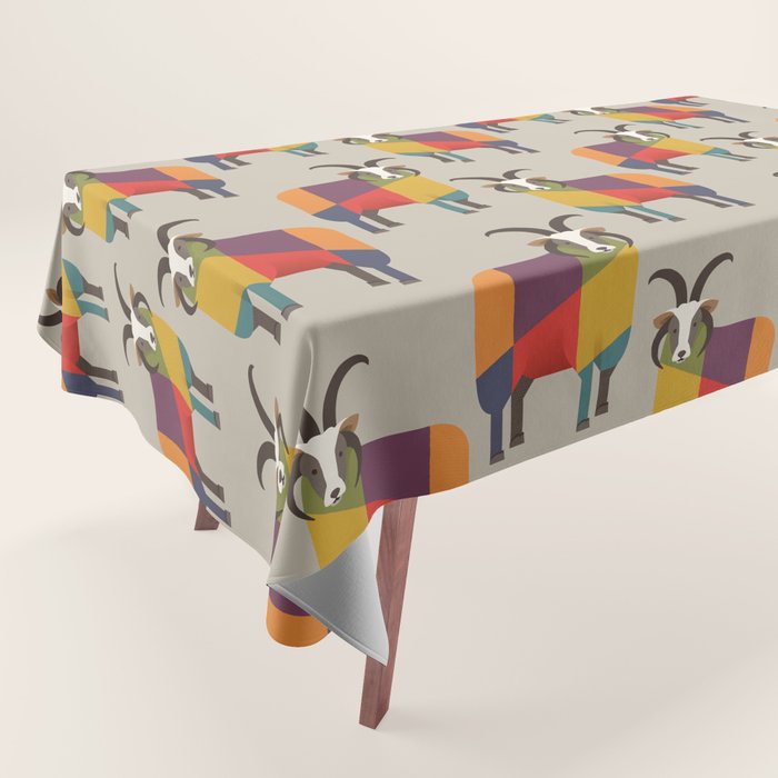 Jacob Sheep Tablecloth Gallery Image 1