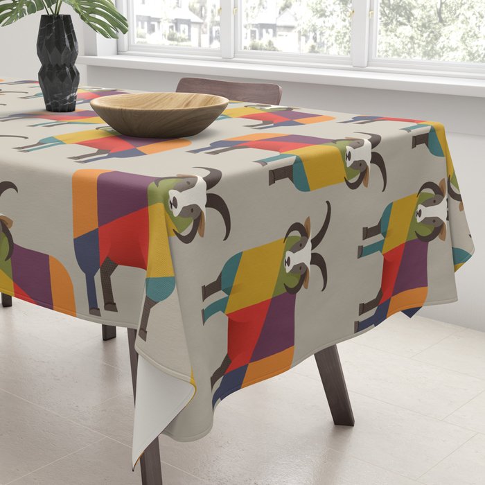 Jacob Sheep Tablecloth Gallery Image 3