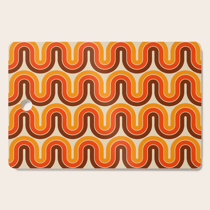 70s Retro Vintage Style 821 Autumn Cutting Board Gallery Image 1