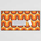 70s Retro Vintage Style 821 Autumn Desk Mat Gallery Image 1