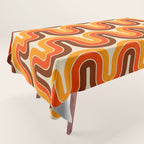 70s Retro Vintage Style 821 Autumn Tablecloth Gallery Image 1