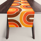 70s Retro Vintage Style 821 Autumn Table Runner Gallery Image 1