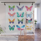 Colorful Butterflies  Wall Mural Gallery Image 1