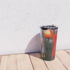 Classical Magic Realism Masterpiece 'Garden Party' by George Tooker Travel Mug Gallery Image 4