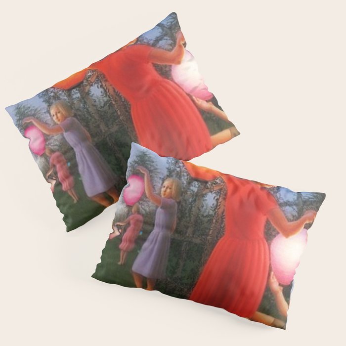 Classical Magic Realism Masterpiece 'Garden Party' by George Tooker Pillow Sham Gallery Image 3