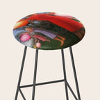 Classical Magic Realism Masterpiece 'Garden Party' by George Tooker Stool Gallery Image 2