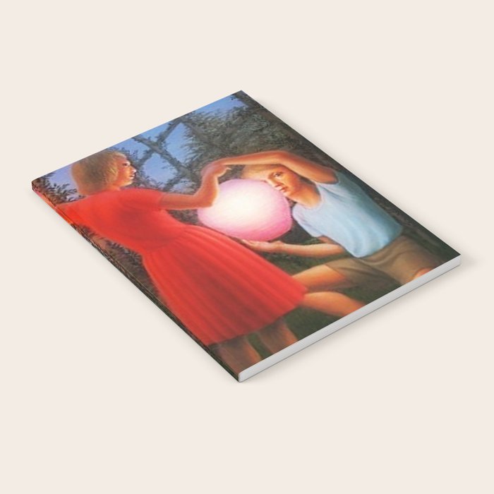 Classical Magic Realism Masterpiece 'Garden Party' by George Tooker Notebook Gallery Image 2