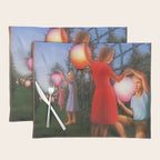 Classical Magic Realism Masterpiece 'Garden Party' by George Tooker Placemat Gallery Image 1