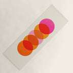 Abstraction_COLOUR_CIRCLES_001 Yoga Mat Gallery Image 1