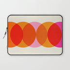 Abstraction_COLOUR_CIRCLES_001 Laptop Sleeve Gallery Image 1