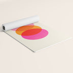 Abstraction_COLOUR_CIRCLES_001 Yoga Mat Gallery Image 2