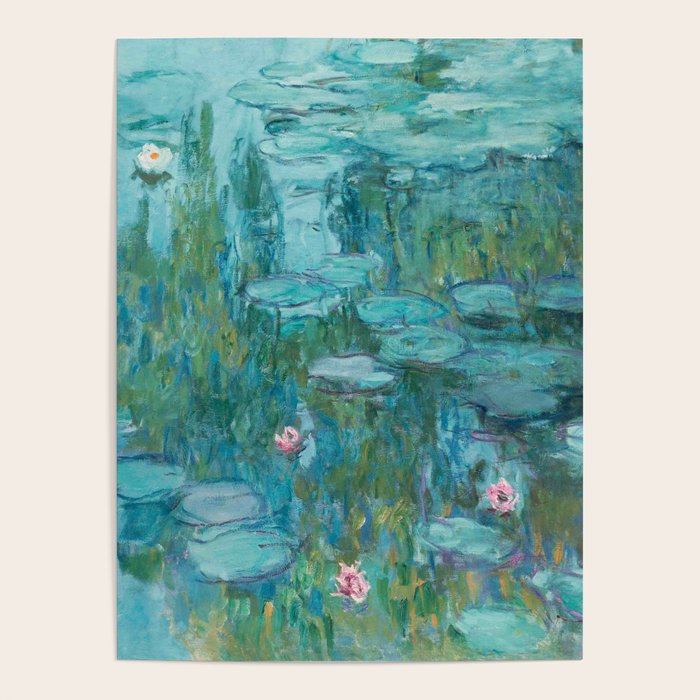 Monet - Water Lilies Poster Gallery Image 4