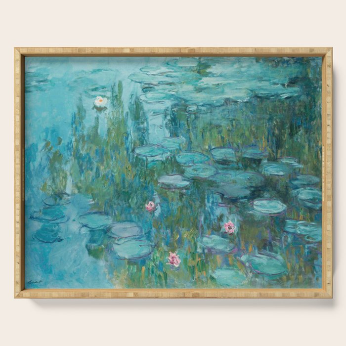 Monet - Water Lilies Serving Tray Gallery Image 1