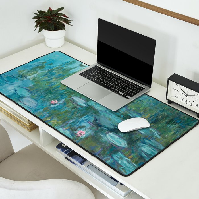 Monet - Water Lilies Desk Mat Gallery Image 2