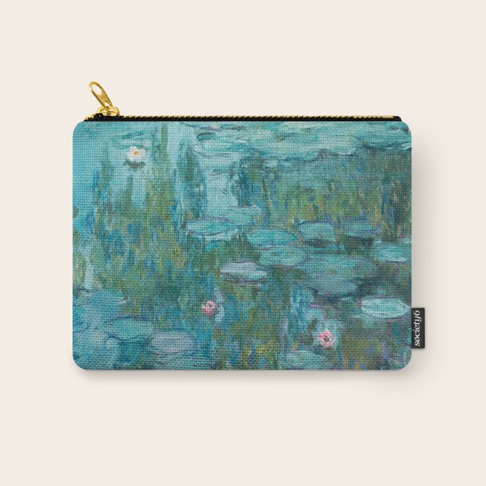 Monet - Water Lilies Carry All Pouch Gallery Image 1