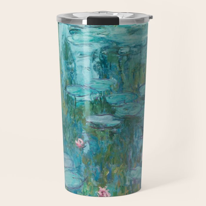 Monet - Water Lilies Travel Mug Gallery Image 1