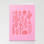 Hand drawn cactus plant art Stationery Card Gallery Image 2