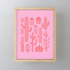 Hand drawn cactus plant art Mini Art Print Gallery Image 1