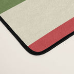 Palm Springs Mid Century Modern Abstract Pattern in Retro Christmas Green Red Cream Desk Mat Gallery Image 4