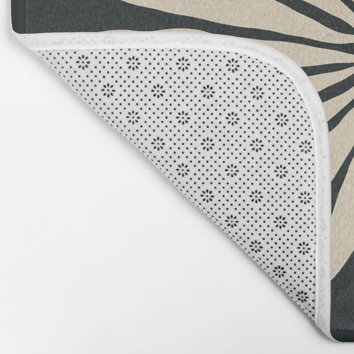 Star Leaf: Noir Bath Mat Gallery Image 2