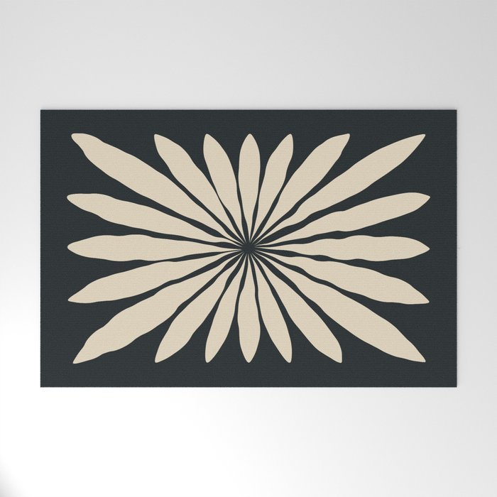 Star Leaf: Noir Welcome Mat Gallery Image 1
