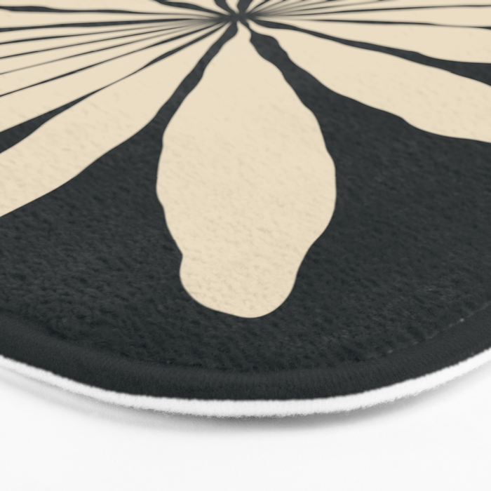 Star Leaf: Noir Bath Mat Gallery Image 3