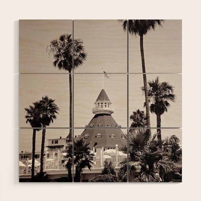 Hotel Del Coronado Wood Wall Art Gallery Image 1