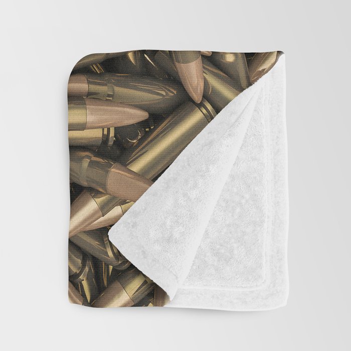 Rifle bullets Throw Blanket Gallery Image 3