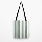 Sage Green Stripes Tote Bag Gallery Image 2