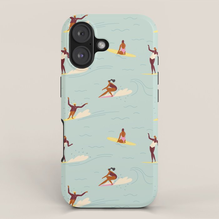 Waikiki beach iPhone Case Gallery Image 1