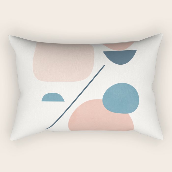 Abstract Minimal Shapes 33 Rectangular Pillow Gallery Image 2