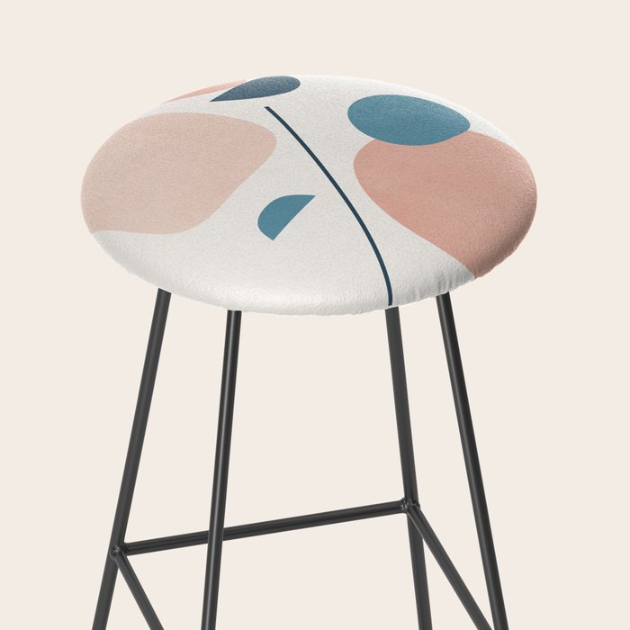 Abstract Minimal Shapes 33 Stool Gallery Image 2