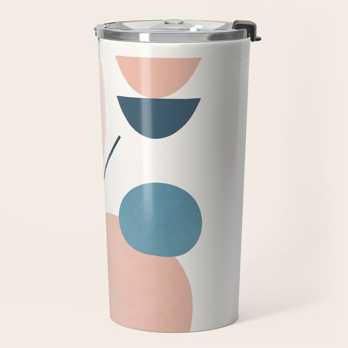 Abstract Minimal Shapes 33 Travel Mug Gallery Image 2