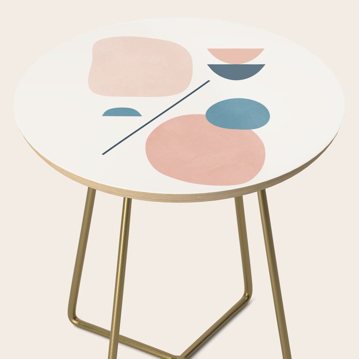 Abstract Minimal Shapes 33 Side Table Gallery Image 2