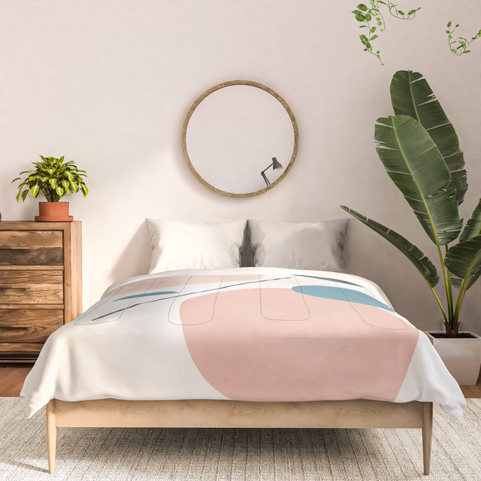 Abstract Minimal Shapes 33 Comforter Gallery Image 3