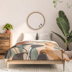 Elegant Botanical Line Art 1 Comforter Gallery Image 3