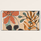 Elegant Botanical Line Art 1 Desk Mat Gallery Image 3