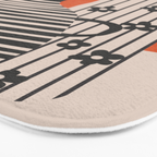 Patterned Stillness 5 Bath Mat Gallery Image 3