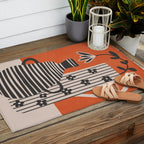 Patterned Stillness 5 Outdoor Rug Gallery Image 2