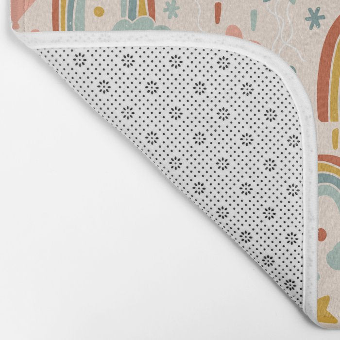 Rainbow Party Theme Bath Mat Gallery Image 2