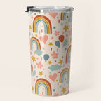Rainbow Party Theme Travel Mug Gallery Image 3