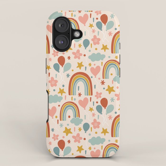 Rainbow Party Theme iPhone Case Gallery Image 1