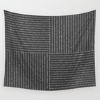 Lines III (Dark Gray) Wall Tapestry Gallery Image 4