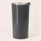 Lines III (Dark Gray) Travel Mug Gallery Image 2