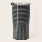 Lines III (Dark Gray) Travel Mug Gallery Image 3
