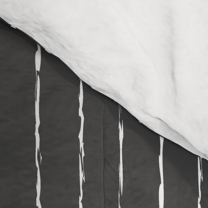 Lines III (Dark Gray) Comforter Gallery Image 4