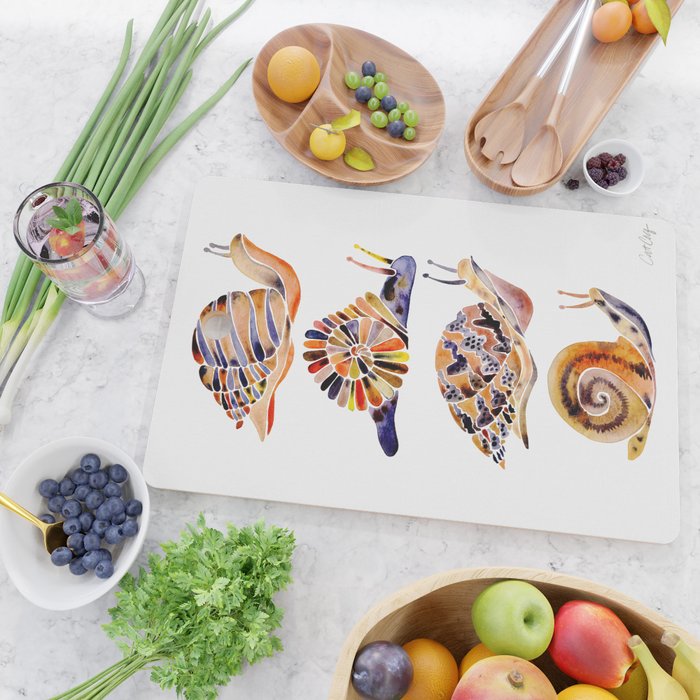 Snail Collection Cutting Board Gallery Image 2