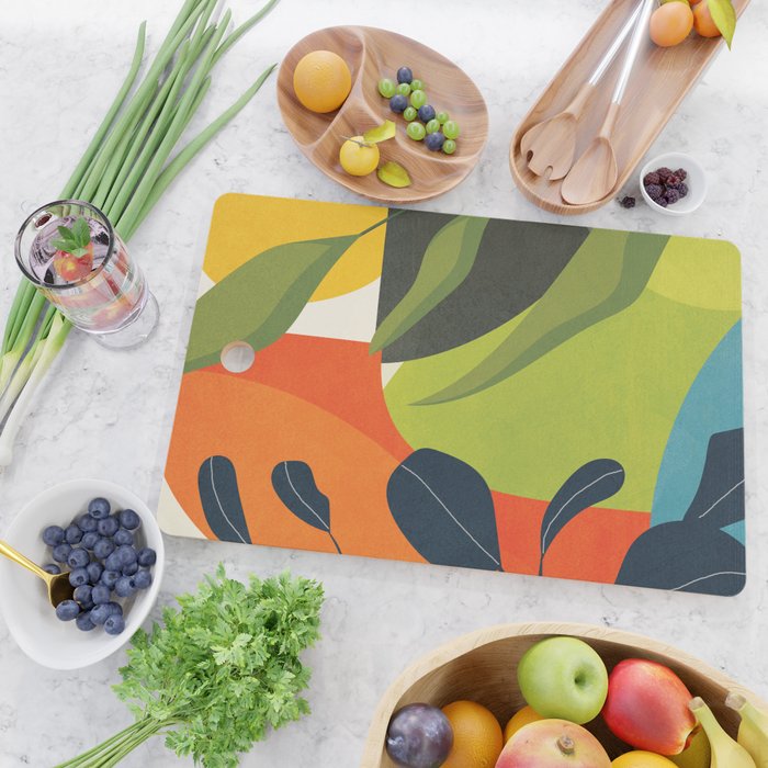 Sunrise Garden 13 Cutting Board Gallery Image 2