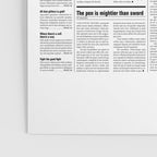 The Good Times Vol. 1, No. 1 / Newspaper with only good news Poster Gallery Image 3