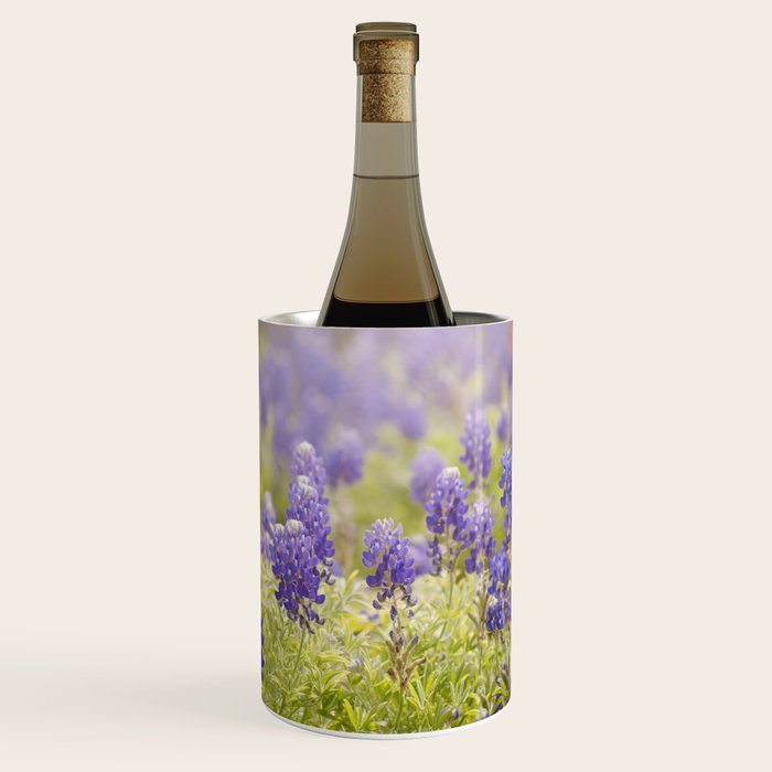 Texas Bluebonnets Wine Chiller Gallery Image 1